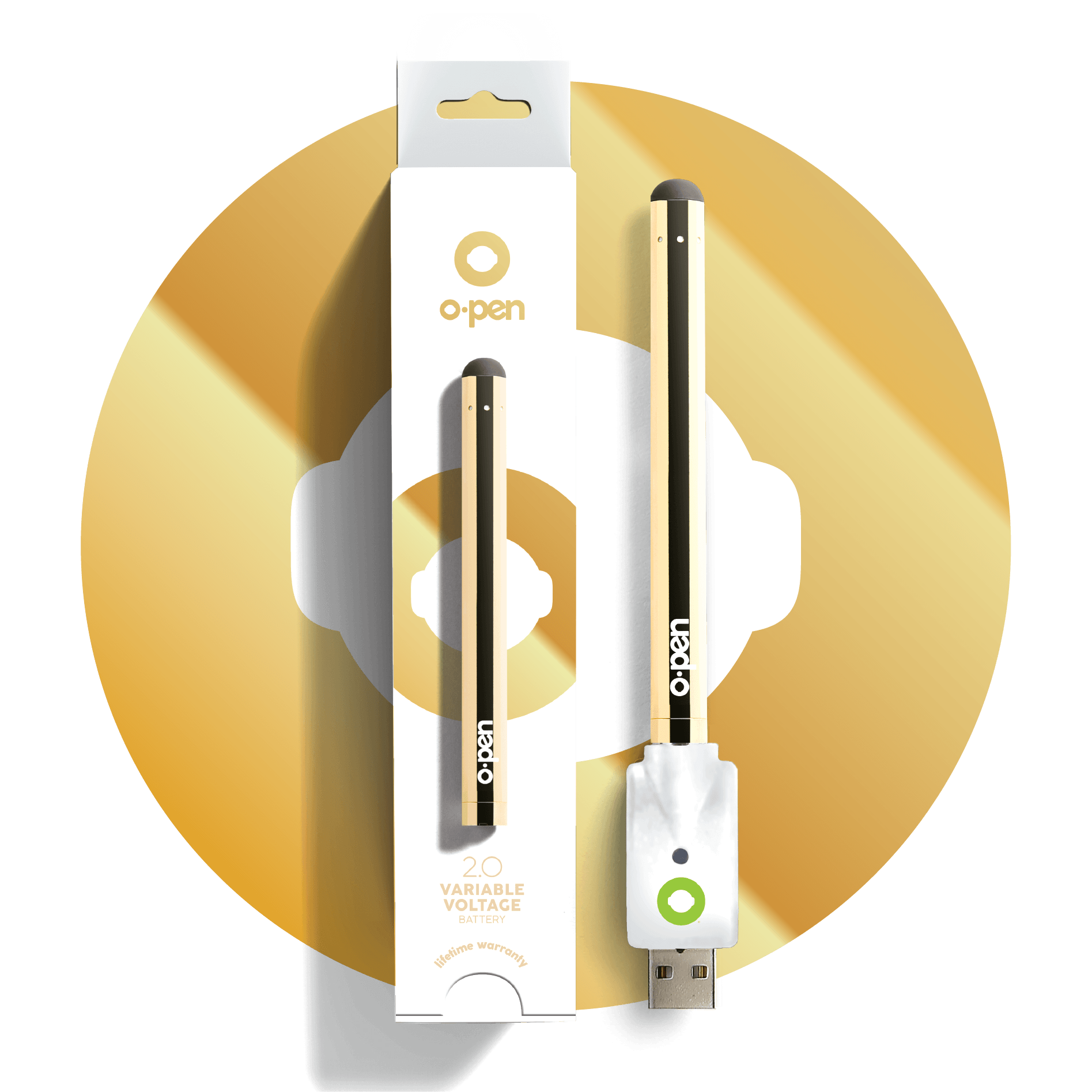 O.pen 2.0 Variable Voltage 510 Battery - Discreet Smoker