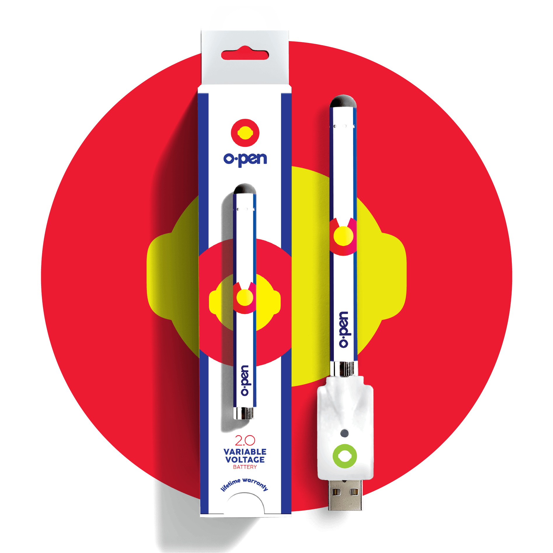 O.pen 2.0 Variable Voltage 510 Battery - Discreet Smoker