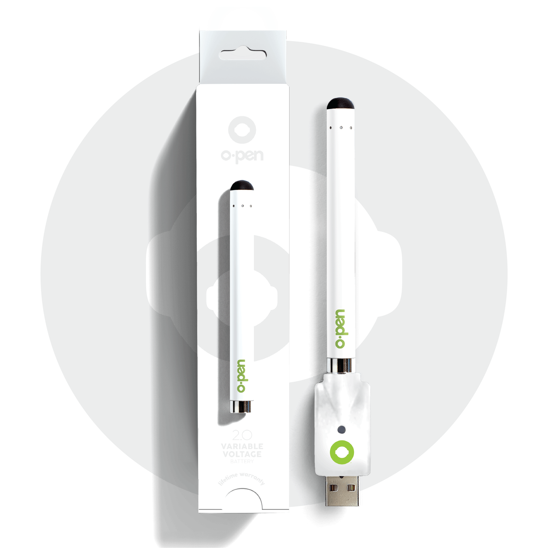 O.pen 2.0 Variable Voltage 510 Battery - Discreet Smoker