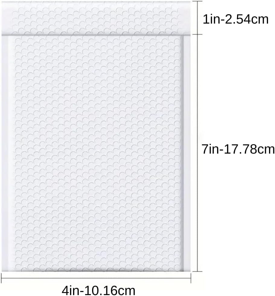 500 PC 4X8 Inches Poly Bubble Mailers Shipping Padded Envelopes Self Seal Waterproof Cushion Envelopes Waterproof Grey #000