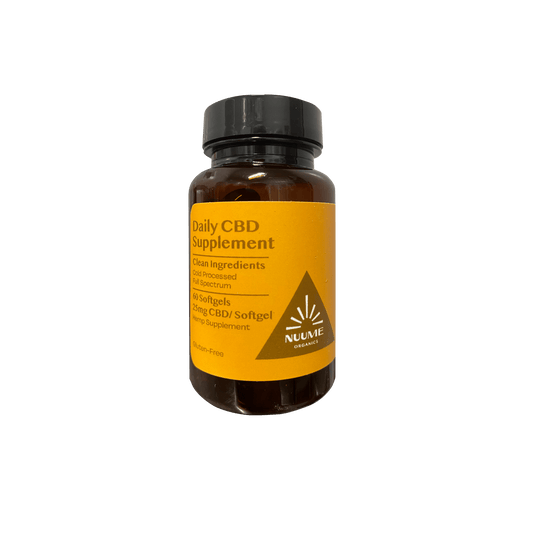 CBD Gelcaps - 60ct bottle 25mg/gelcap (1500mg/bottle) - Discreet Smoker