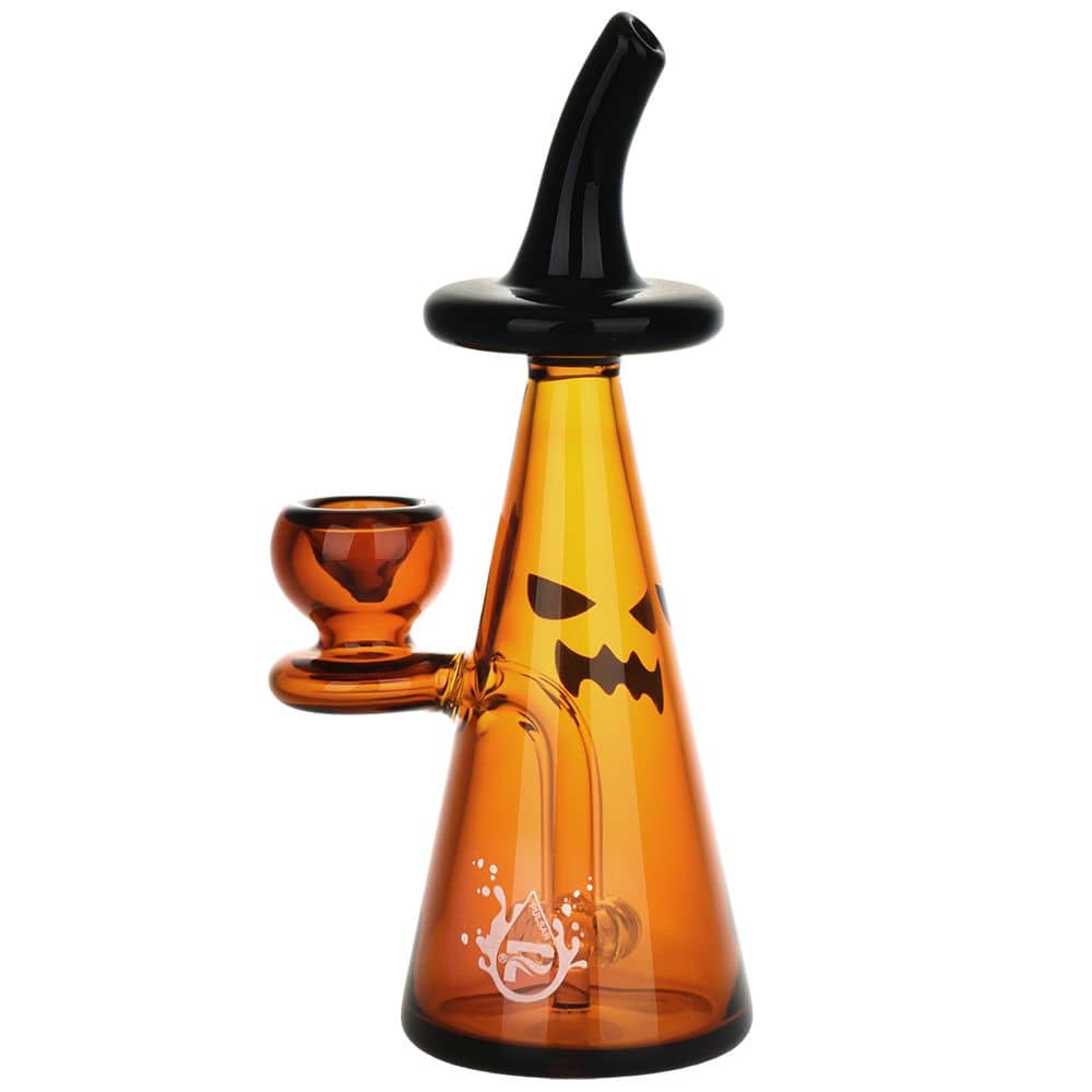 Pulsar Witching Season Glass Bubbler - 6.5" - Discreet Smoker