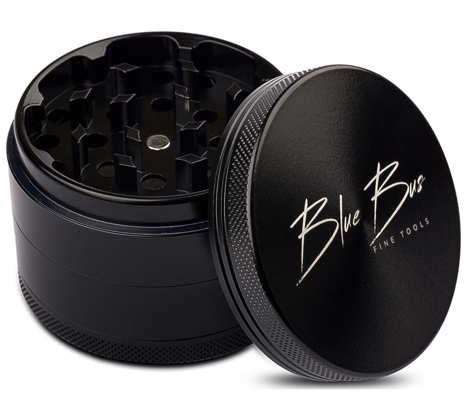 Bluebus Z1 2.5" Ceramic Grinder Yellow - Discreet Smoker
