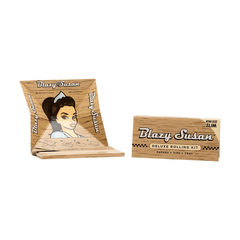Blazy Susan Unbleached Rolling Papers - Discreet Smoker
