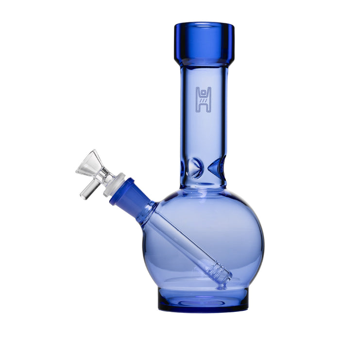 Human Grade 9" Ball Water Pipe, Light Blue