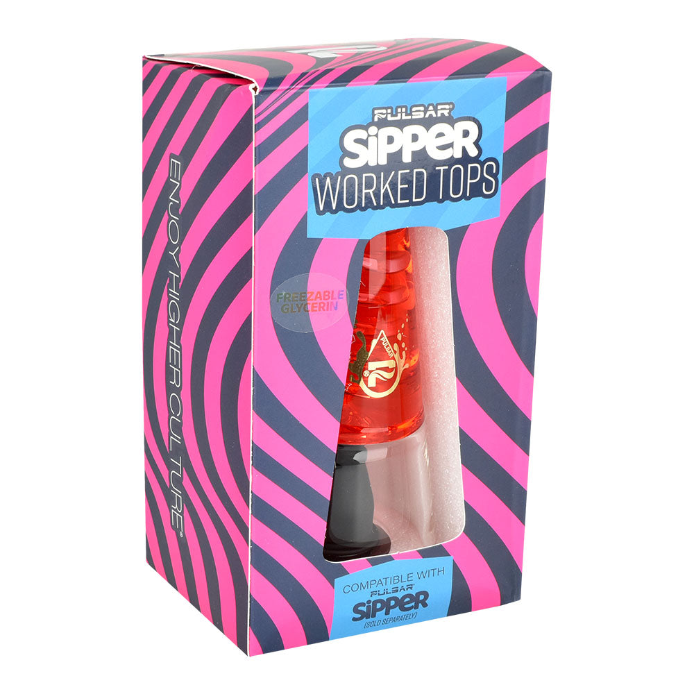 Pulsar Sipper Cup | Glycerin Spiral | 6.75" - Discreet Smoker