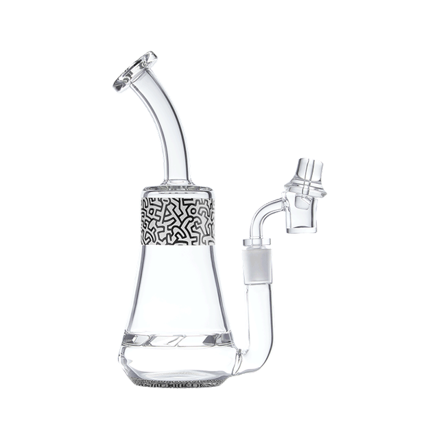 K. Haring Glass Dab Rig - Discreet Smoker