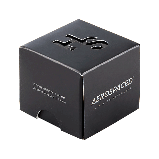 Vibes x Aerospaced Aluminum 2-Piece Grinder - Discreet Smoker