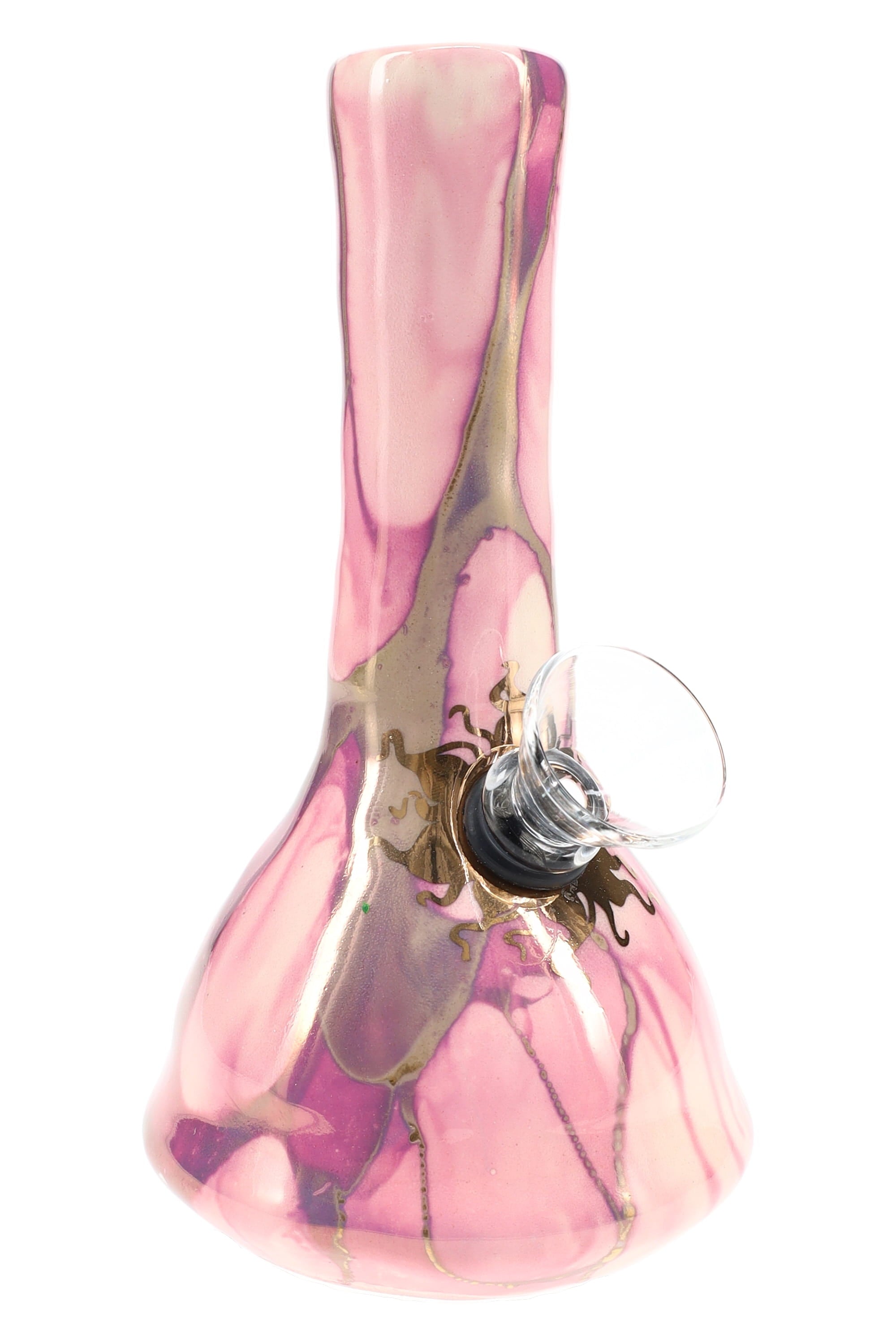 Ancient Creations Ceramics Mini Ceramic Water Pipe – 5″ – US-Made - Discreet Smoker