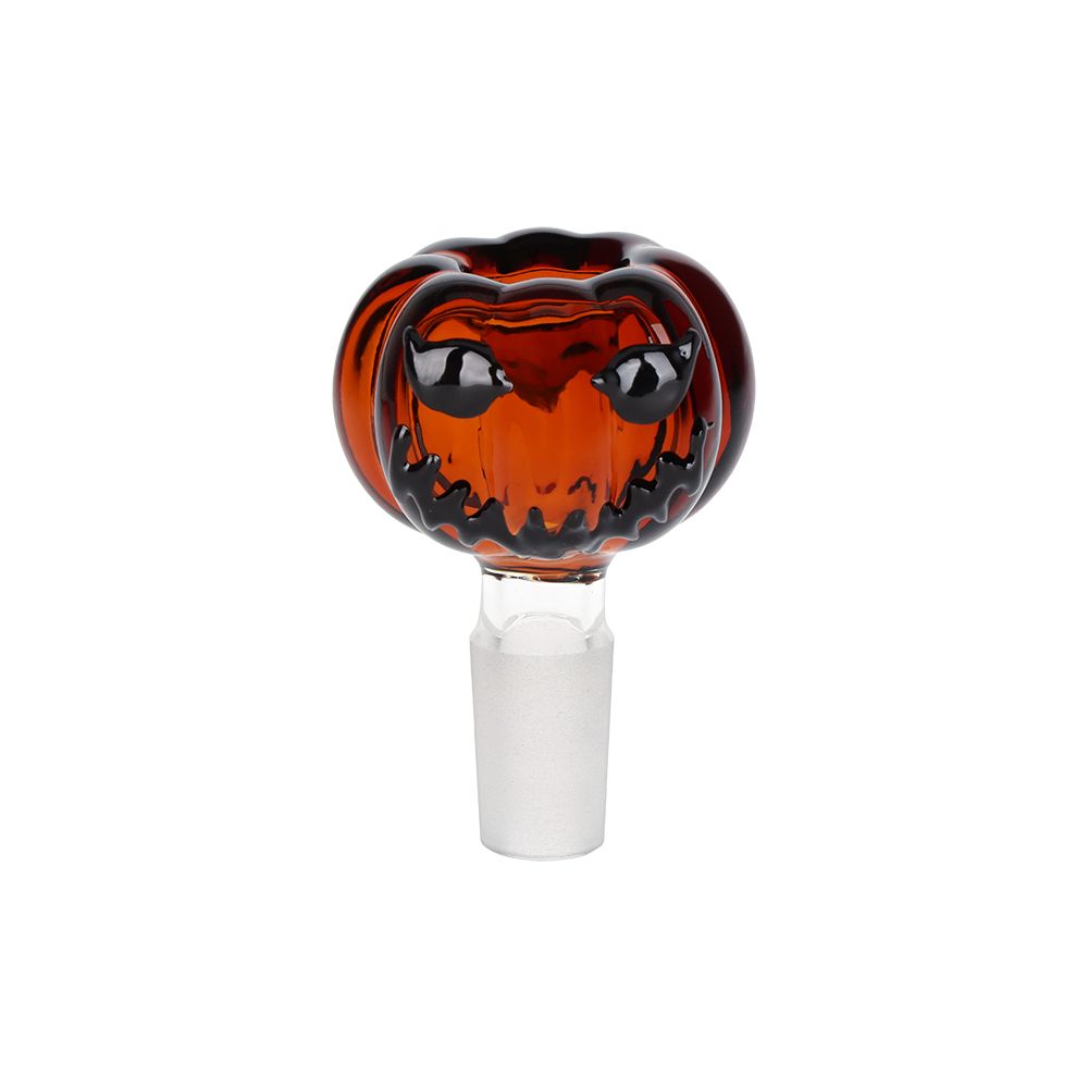Pulsar Twisty And Wicked Jack-O-Lantern Glass Water Pipe - 11" / 14mm F - Discreet Smoker