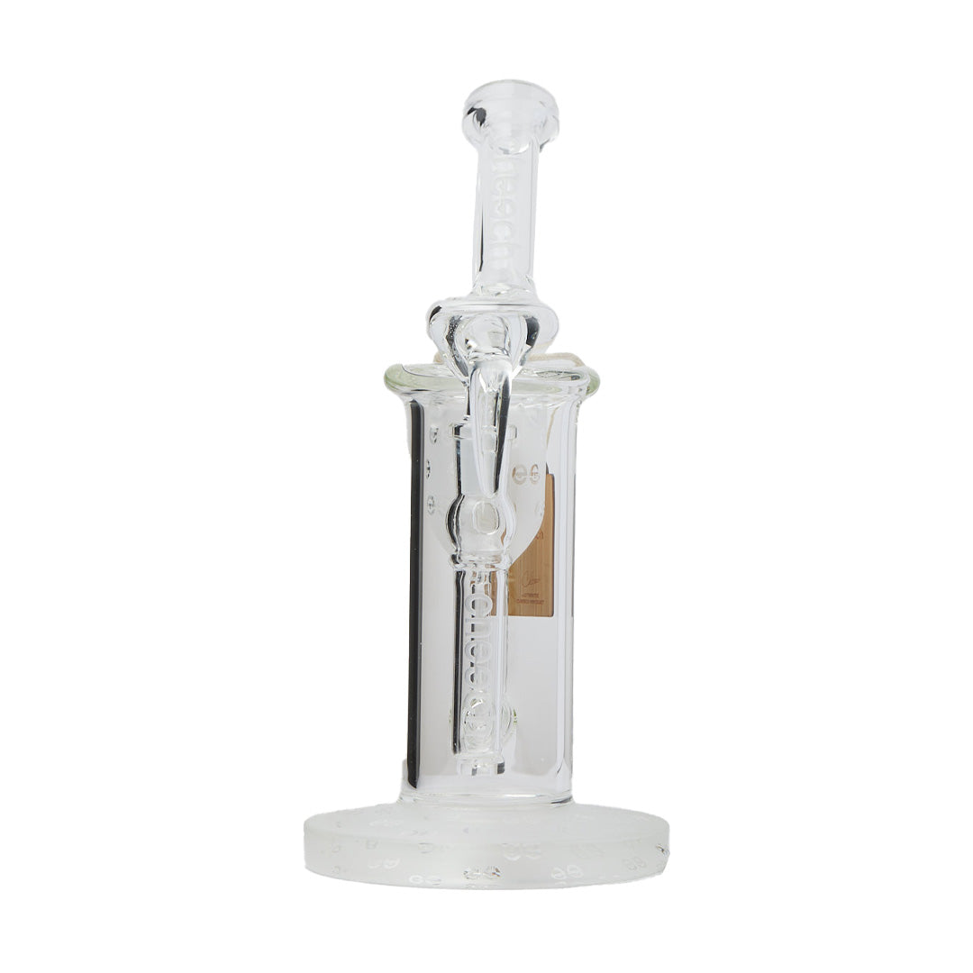 Cheech Glass 9.5" Sandblast Inner Recycler Water Pipe - Discreet Smoker