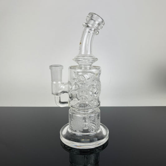 Beta Glass Labs Petra Custom Sandblasted #2 14mm Custom 1 of 1 - Discreet Smoker
