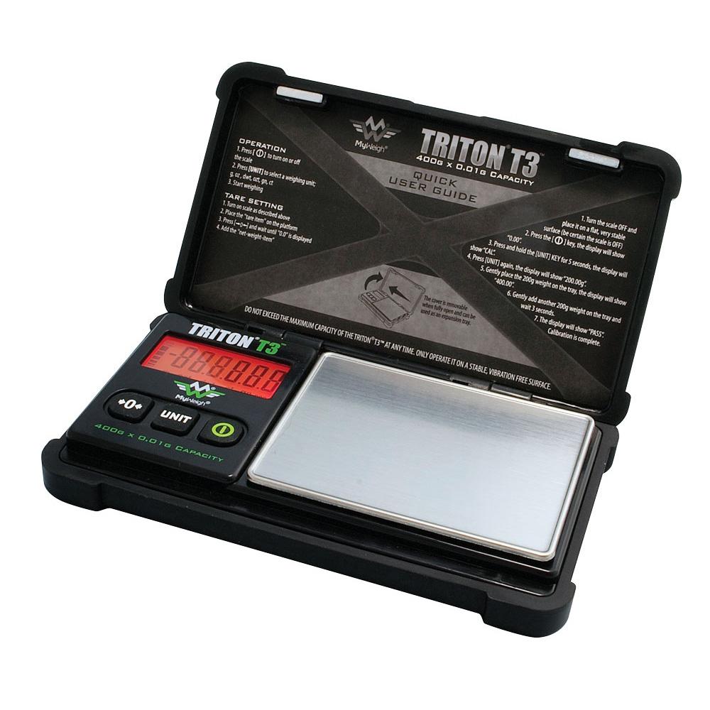 Triton T3 400g x 0.01g Scale By My Weigh - Discreet Smoker
