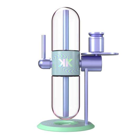 Khalifa x Stündenglass Gravity Infuser - Violet Sky / Mints - Discreet Smoker