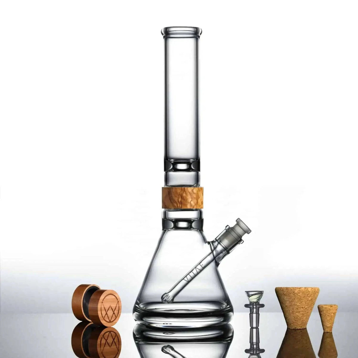 Vitae Glass 16" Alpha Bong - Discreet Smoker