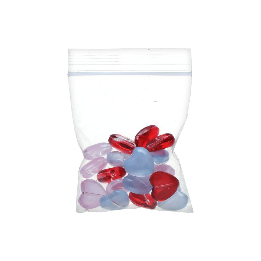 Pulsar Glycerin Hearts Glass Water Pipe with Gem Hearts - 13.75" / 14mm F - Discreet Smoker