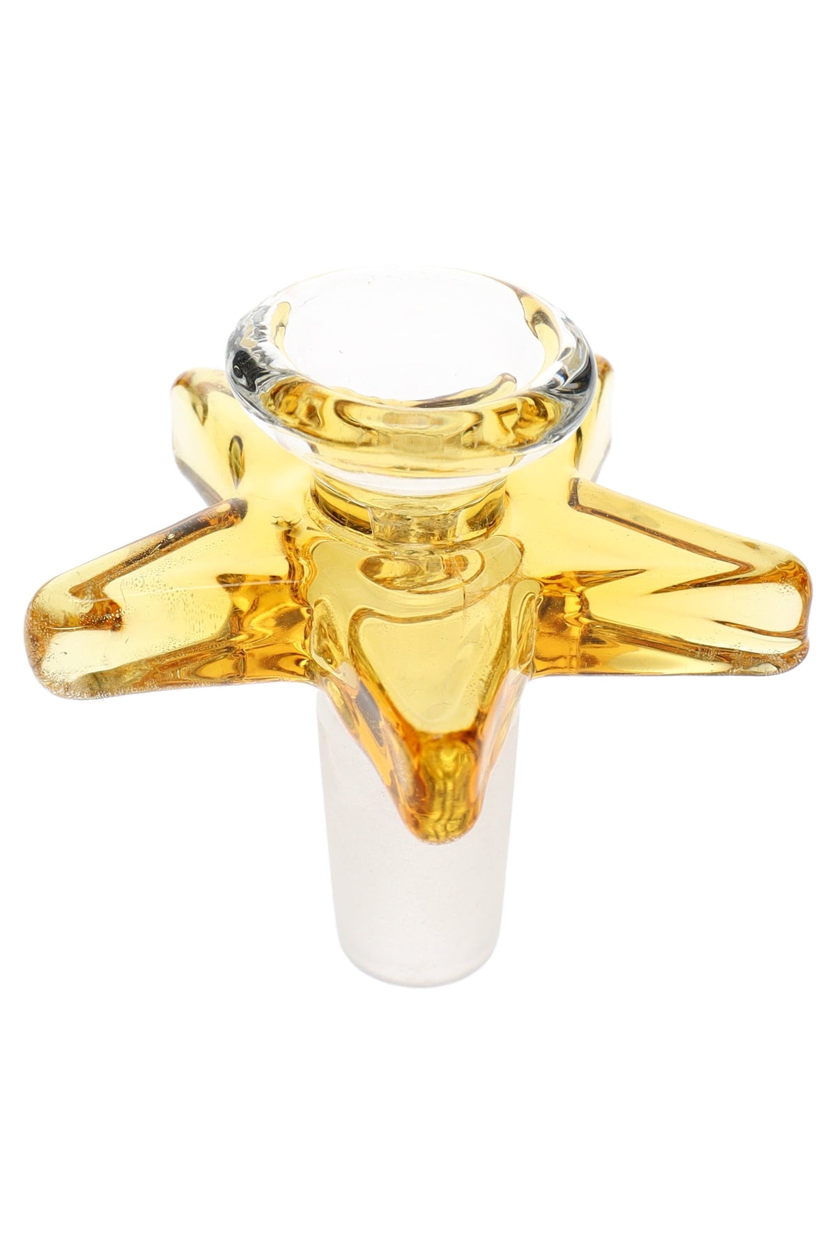Colored Glass Star Bowl “Star Power” – 14.5 mm Male - Discreet Smoker