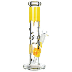 Pulsar Sweet Nectar Design Series Straight Tube Water Pipe | 12" | 14mm F - Discreet Smoker