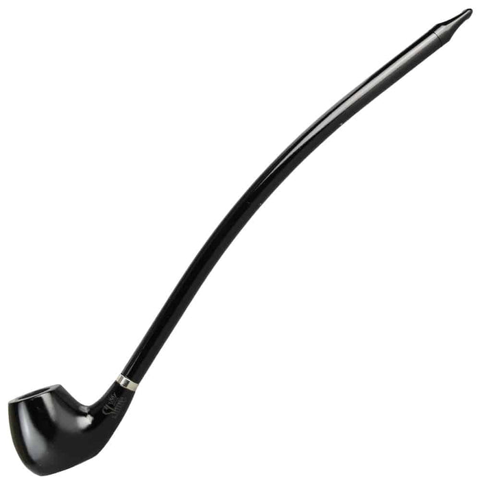 Pulsar Shire Pipes The Charming | Bent Prince Churchwarden Smoking Pipe, Shire Black