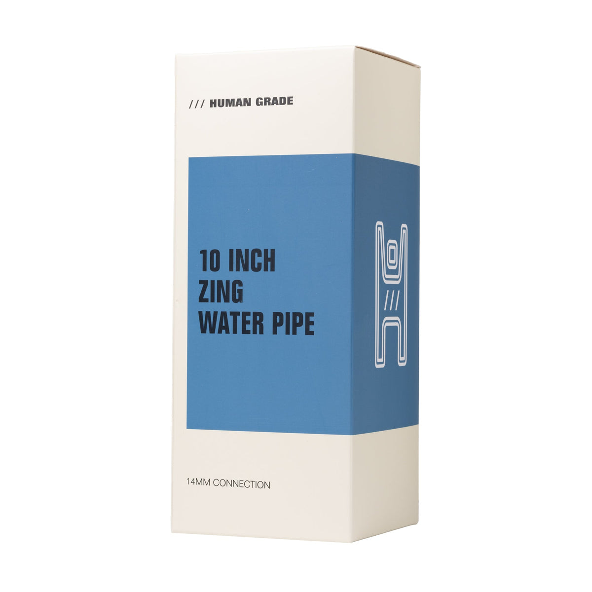 Human Grade Iridescent Zing Water Pipe - Discreet Smoker