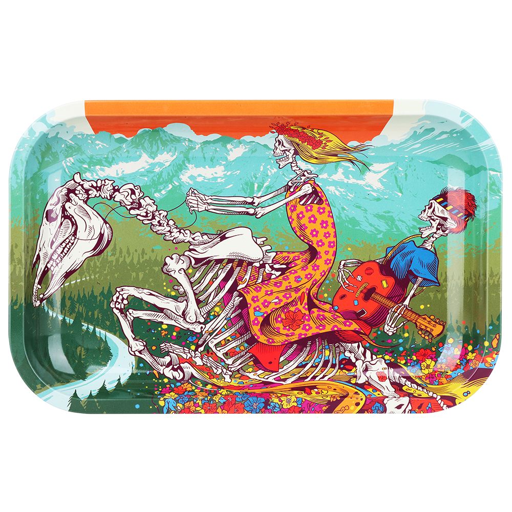 Grateful Dead x Pulsar Metal Rolling Tray - Dead Horse / 11" x 7" - Discreet Smoker