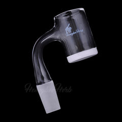 HONEY & MILK BEVEL QUARTZ BANGER- 90° DEGREE | BL - Discreet Smoker