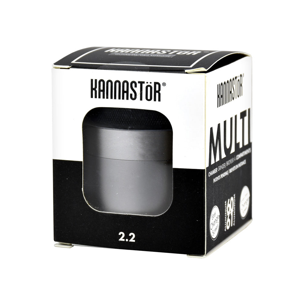 Kannastor Multi Chamber Grinder - 2.2" / Gunmetal