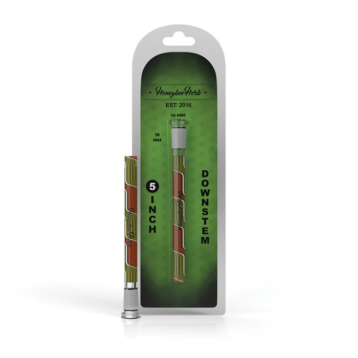 CHROMATIC STRIPE DOWNSTEM, Orange/Green