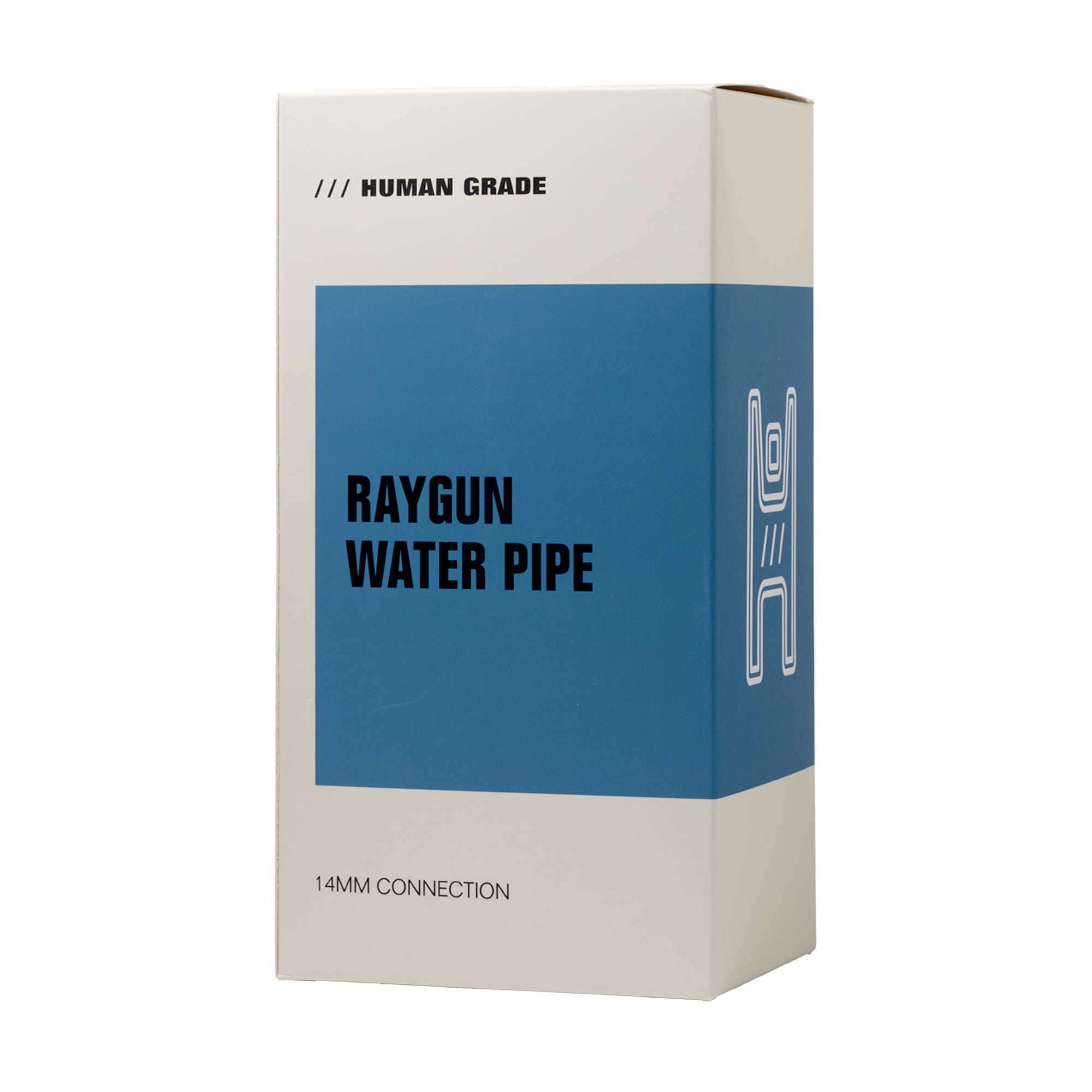 Human Grade Raygun Glass Water Pipe Percolator - Discreet Smoker
