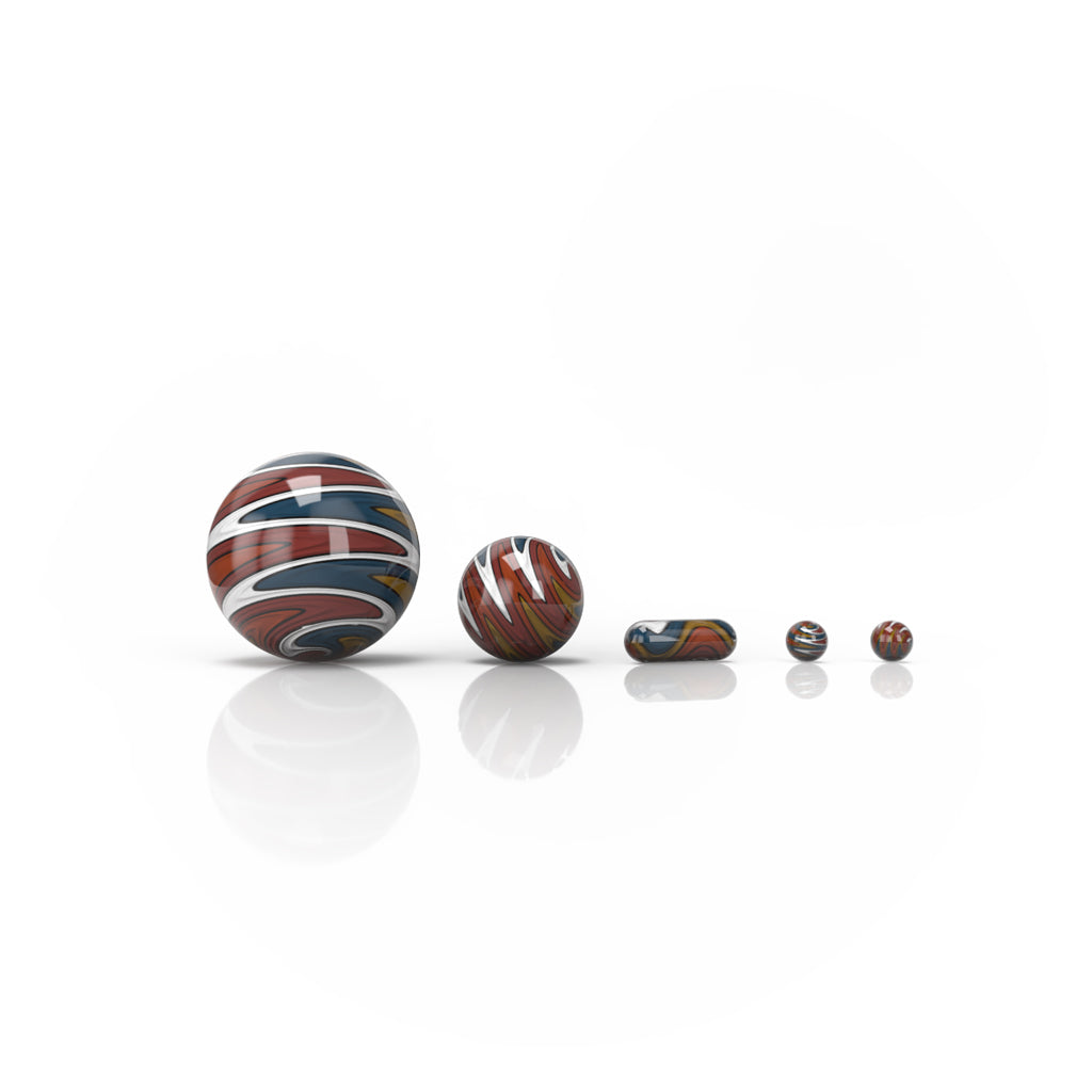 WIG WAG DAB MARBLE SETS - 5 PIECE - Discreet Smoker