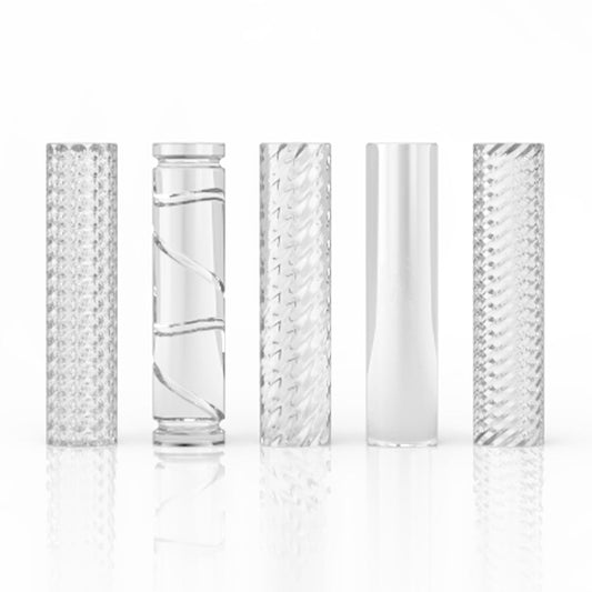 ETCHED QUARTZ PILLARS (5PK) - Discreet Smoker