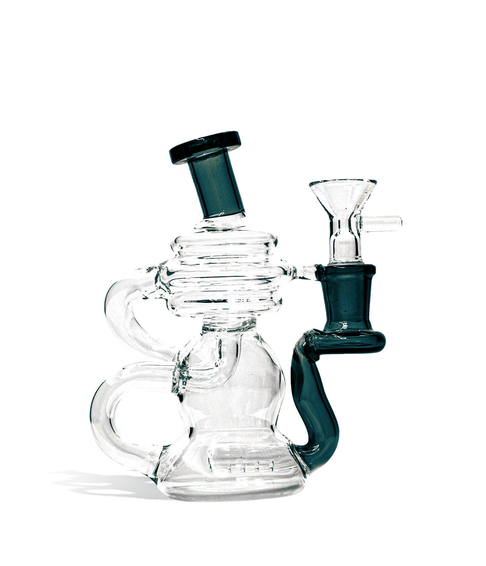6 Inch Recycler Water pipe with Colored Mouthpiece - Discreet Smoker