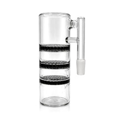6 INCH TRIPLE HONEYCOMB PERC ASH CATCHER - Discreet Smoker