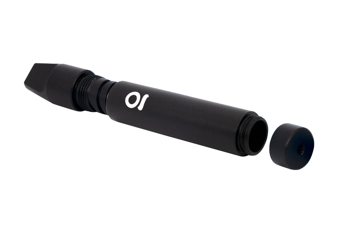 Aluminum Multi-Hitter with Cooling Spiral - Discreet Smoker
