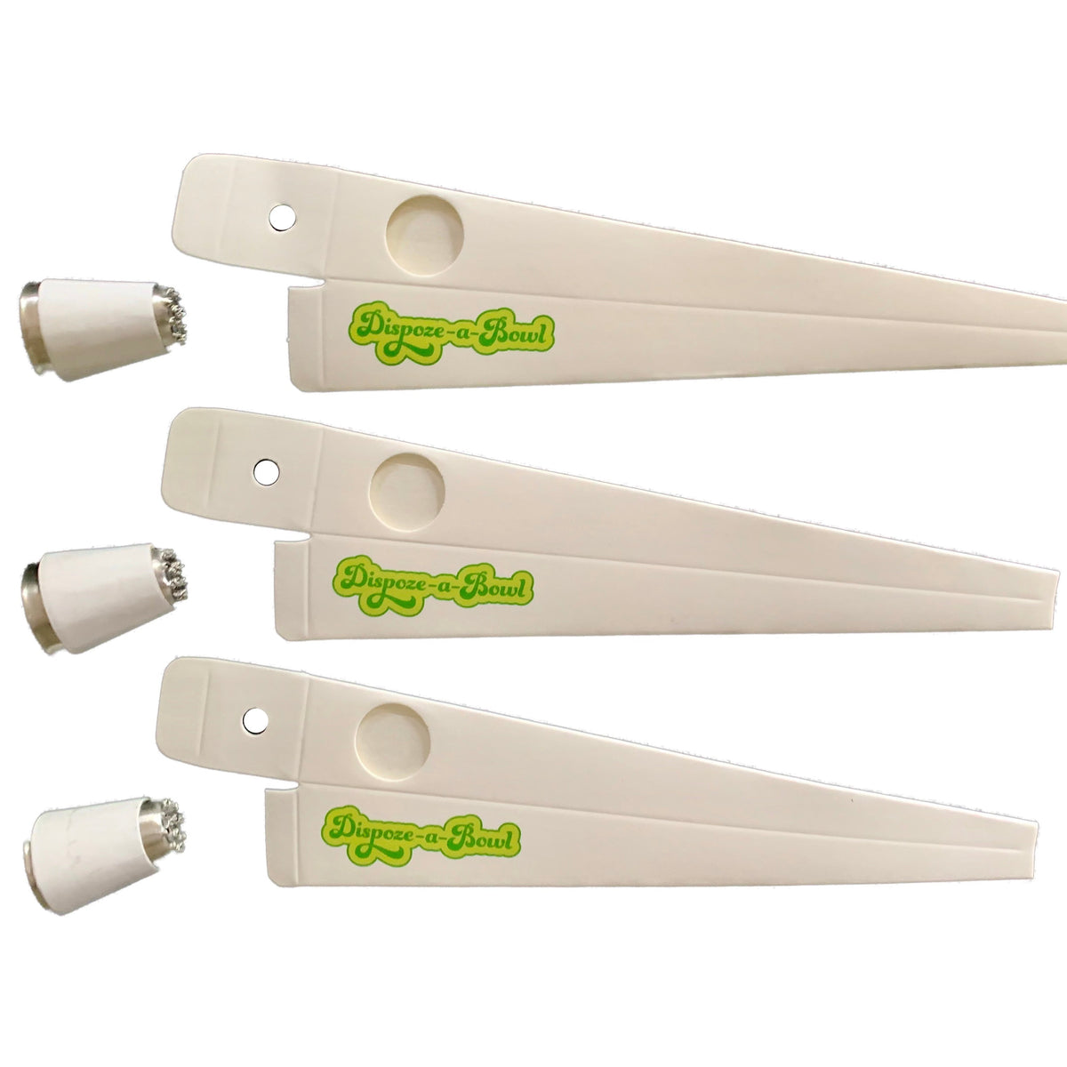 Dispoze-a-Bowl® 25-PACK Smoking Pipes - Lightweight, Discreet and Travel Friendly - Discreet Smoker