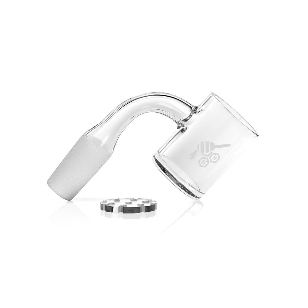 HONEY DISC QUARTZ BANGER - 90° DEGREE | YL - Discreet Smoker