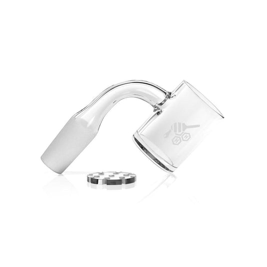 HONEY DISC QUARTZ BANGER - 90° DEGREE | YL - Discreet Smoker