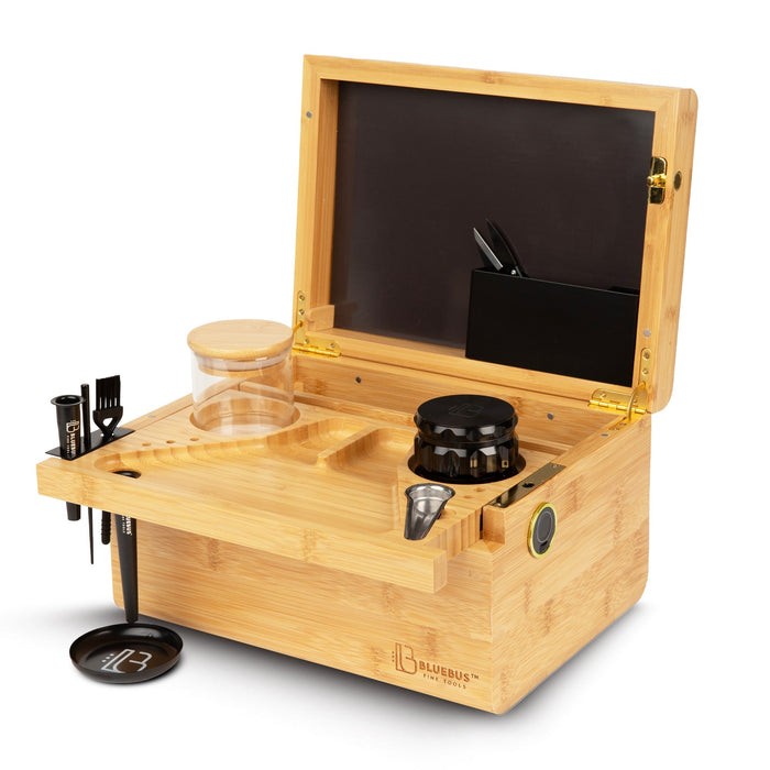 DISCOVERY 2.0 Storage Stash Box with Fingerprint Lock, Natural
