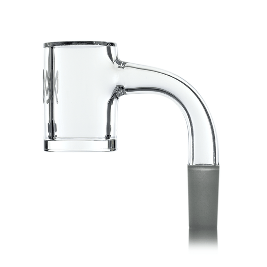 MJ Arsenal Premium Full Weld Clear Quartz Banger - Discreet Smoker