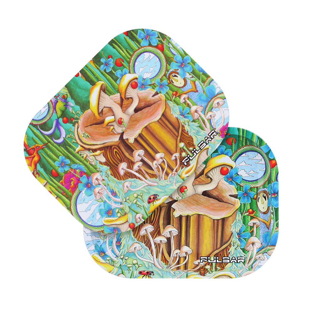 Pulsar Mini Rolling Tray & Lid Kit - Where Love Is Alive / 7"x5.5" - Discreet Smoker