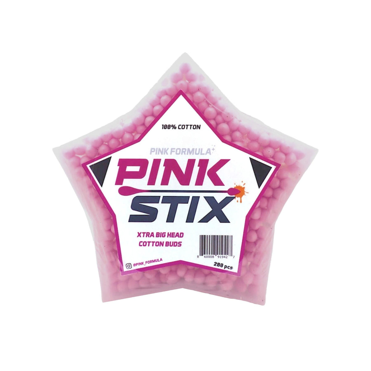 Pink Stix - XL Cotton Heads: Single Pack