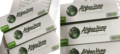 Afghan Hemp All Natural Rolling Papers 1 1/4 Size  (4 Pack)