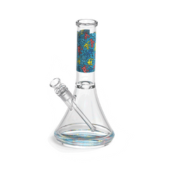 K. Haring Glass Beaker Water Pipe