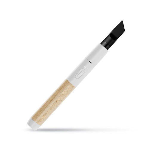 Vessel Wood 510 Battery [White/Beechwood] + - Discreet Smoker