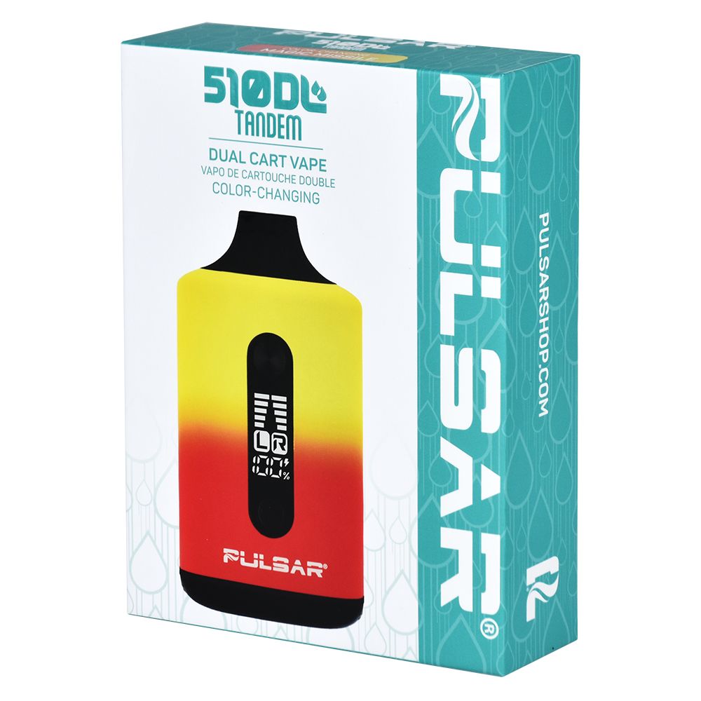Pulsar 510 DL Tandem Dual Cart Vaporizer | 650mAh - Discreet Smoker