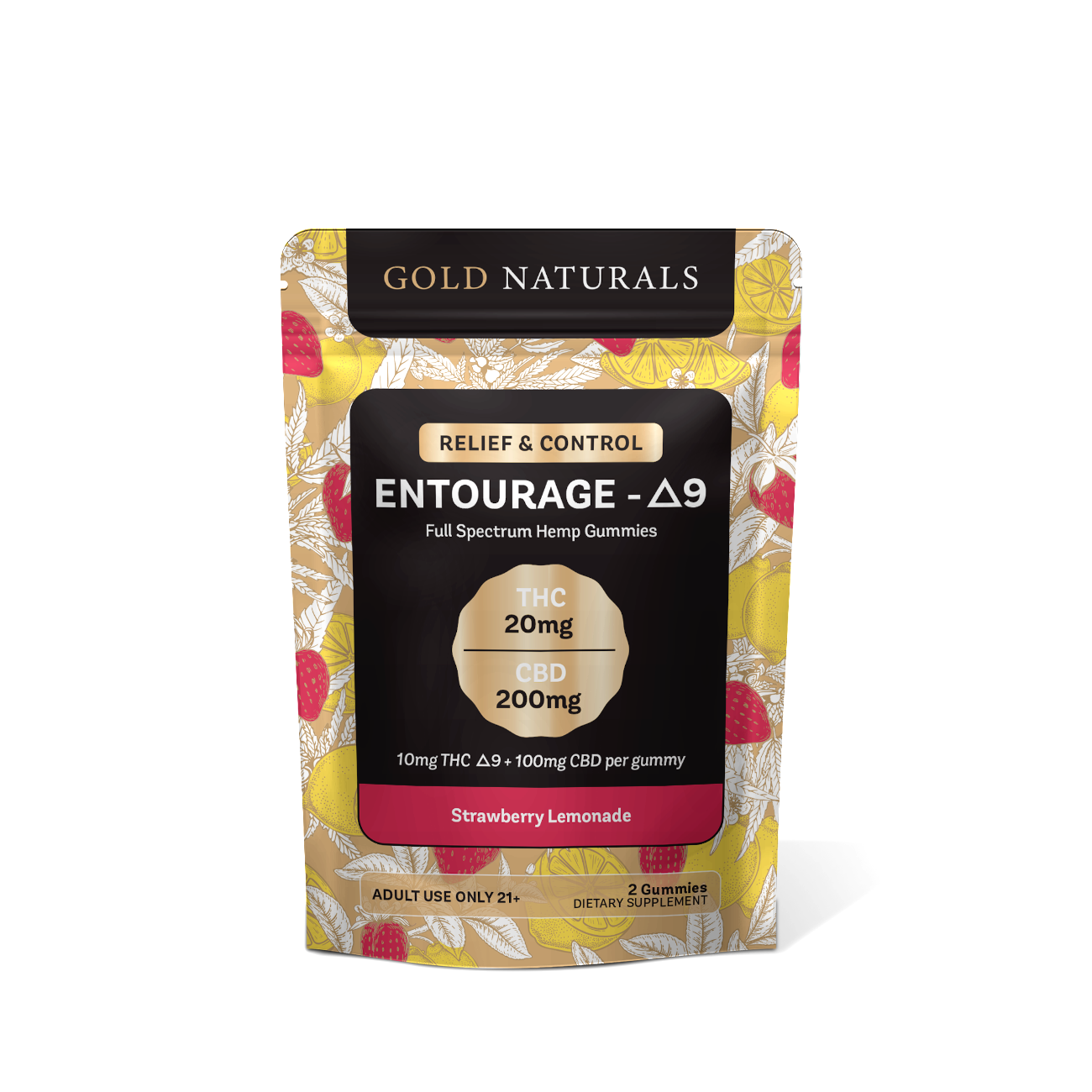Gold Naturals Entourage Δ9 Gummy - Discreet Smoker