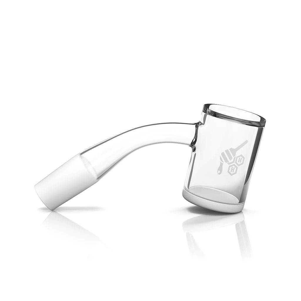HONEY & MILK BEVEL QUARTZ BANGER - 45° DEGREE | YL - Discreet Smoker