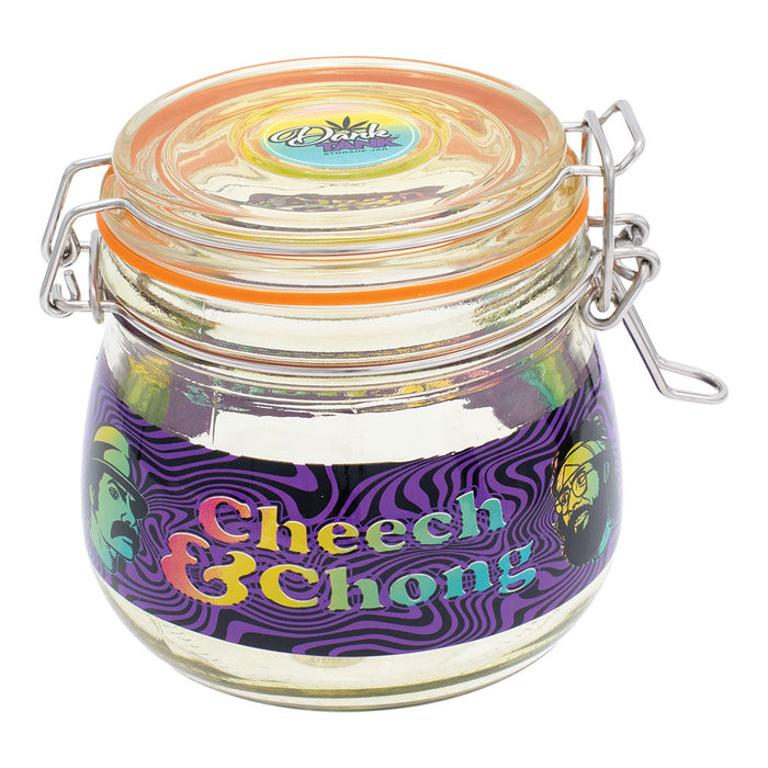 Cheech & Chong® Dank Tank Airtight Glass Jar | 500mL, Yellow