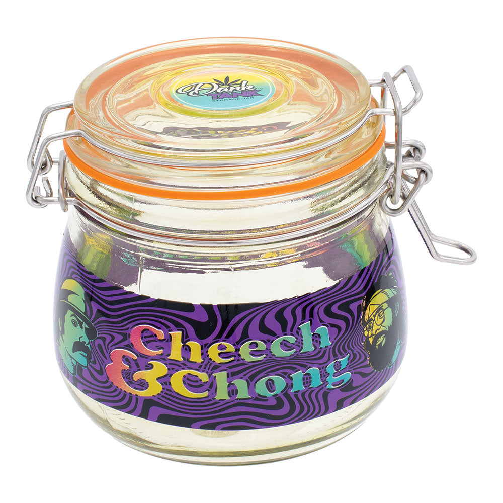 Cheech & Chong® Dank Tank Airtight Glass Jar | 500mL - Discreet Smoker