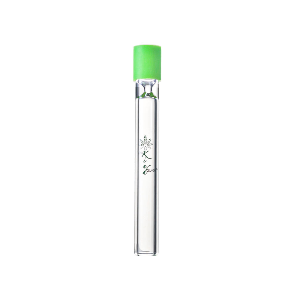 4″ Glass Chillum w/ Silicone Cap - Discreet Smoker